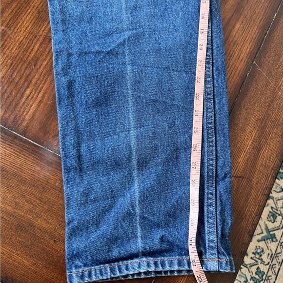 L.L. Bean Relaxed Fit Jeans Medium Wash 38 X 34 Men's Denim Straight Leg Dad - Picture 8 of 8